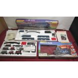 Hornby railways OO gauge electric train sets - Midland Belle and Coronation Scott, with steam