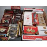 Collection of Matchbox Yesteryear diecast models, including Busch self propelled fire engine,