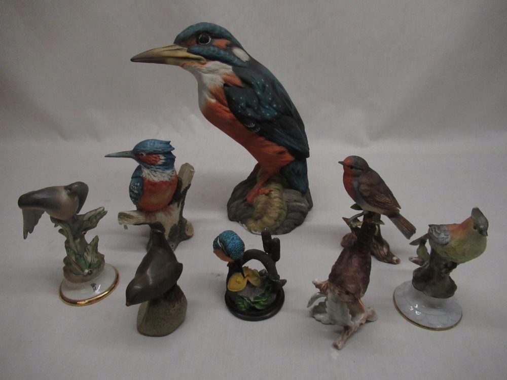 Goebel Wren 1969 H12cm, Kingfishers, Robin and other bird ornaments (8)