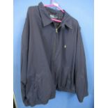 Ralph Lauren polo golfing jacket with checkered lining, in blue, size XXXX
