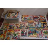 Large collection of Marvel Comics Group Spiderman comics c1970s