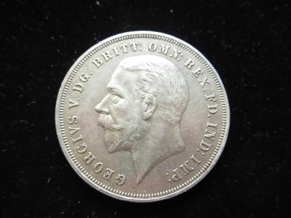 George V 1935 Crown, a George 1921 Florin, a George 1936 Florin, George V and George VI coinage, 3. - Image 3 of 3