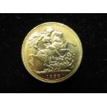 Victorian 1898 sovereign jubilee head with St George and the Dragon back