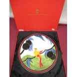 Wedgwood Clarice Cliff Limited Edition charger 'Bird of Paradise' in original box with cert.