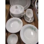 Royal Stafford bone china part dinner service, including tureen, gravy boat, etc (16 pieces)