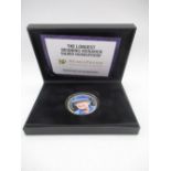 ER.II, The Longest Reigning Monarch Silver NumisProof 2oz .925 silver coin in fitted case with COA