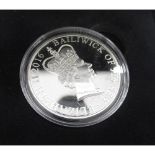 ER.II 90th Birthday Silver proof £5 28.28g Silver proof .925 silver coin in fitted case with COA