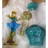 Murano dancer, Murano duck and other Murano style glassware