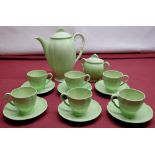 Carlton Ware six person coffee set, including cups, saucers, sugar bowl and coffee pot