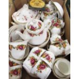 Collection of Royal Albert Old Country Roses tea ware, sixteen pieces, other similarly decorated