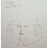 After Pablo Picasso (Spanish 1881-1973): Shakespeare III, monochrome print, ltd.ed 206/300, signed