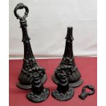 Beal House Collection - Pair of Victorian Archibald Kenrick & Sons cast iron doorstops, part