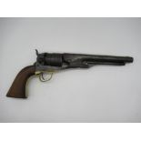 Colt model 1860 army .44 revolver with 8" barrel with New York address with matching serial no.91939
