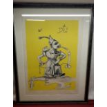 Salvador Dali after Francois Rabelais: The Juggler - Pantagruel, colour lithograph, ltd.ed 71/250,