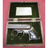 Remington Elliot 4 shot Derringer/pocket repeater 32 rimfire, stamped Manufactured by E