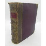 "Officium Beatae Mariae Virginis",1759, half-leather binding with gilt work and raised bands to