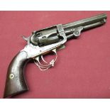 Scarce 5 shot .31 cal single action Bacon percussion pocket revolver by Union Arms Co,