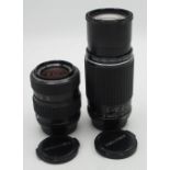 Pentax 40-80mm zoom lens, Pentax 80-200mm F4.5 zoom lens (2)