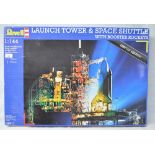 Un-started Revell 1/144 Space Shuttle launch tower and Shuttle stack. All bags present factory