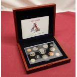 Royal Mint 2007 Executive Proof collection coin set, presented in original mahogany box with cert.