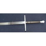 Modern copy of double handed "Braveheart" broad sword L138cm