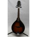 Westfield eight string mandolin with vintage sunburst woodwork, in original carrying case
