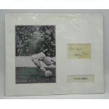 Picture of Nobby Stiles accompanied by Signature