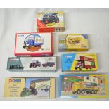 Seven boxed ltd. ed. Corgi Classics diecast models, various vintage trucks and vehicles including