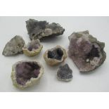 Collection of six mineral specimens (6)