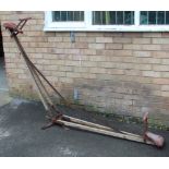 Vintage Flexy Whirl made in the USA fold away garden seesaw on swivel stand , approx. L230cm