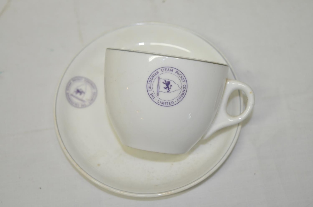 Collection of vintage and modern railway related crockery, cups, saucers, teapot, two LNER cathedral - Image 5 of 8