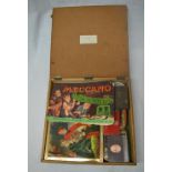 Box containing large quantity of vintage Meccano