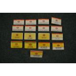 Seventeen Central Line grade and staff name badges (17)