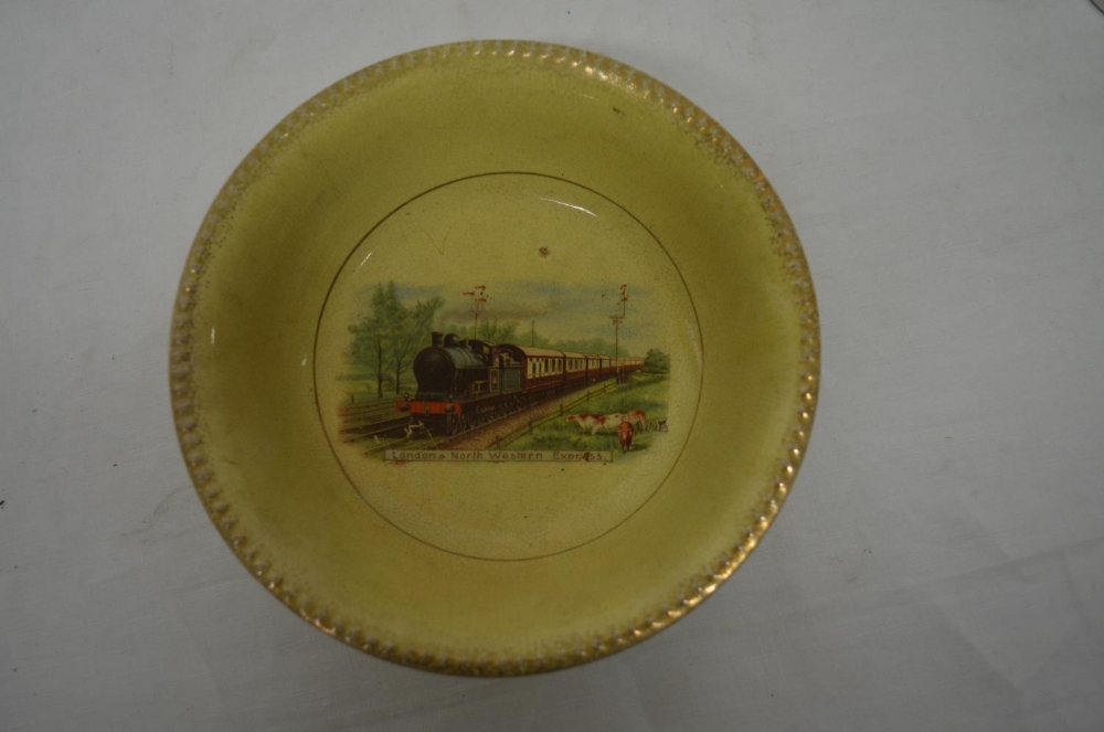 Collection of vintage and modern railway related crockery, cups, saucers, teapot, two LNER cathedral - Image 3 of 8