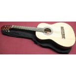 Jose Ferrer El Primo classical six string acoustic guitar with carry case (donated by Richard &