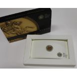 Royal Mint 2011 Gold Quarter Sovereign in original presentation pack