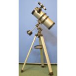 Unbranded astronomical telescope with 10mm lens and 3x magnifying extension tube
