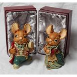 Pair of boxed ltd. ed. Pendelfin figures Uncle Henry H9" and Auntie Ruby (2)