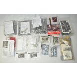 Thirteen model kits (all but one without boxes) of classic US rockets including Mercury Redstone and
