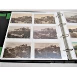 Folder containing approximately three hundred and fifty postcards of Richmond castle