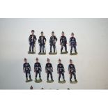23 vintage Britain’s metal toy figures, British army medical Corps, includes 7 stretcher bearers,