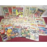 Collection of mixed comics including, Beano, Dandy, Buster ,The Hotspur, Eagle, 2000AD, Etc(35)