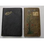 Two postcard albums half filled containing mainly early to mid C20th topographical European and UK