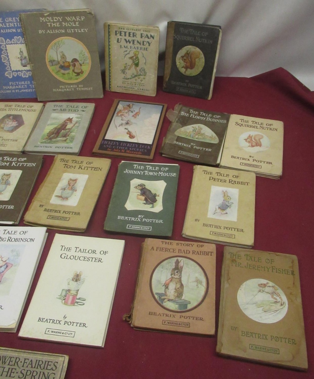 Collection of Beatrix Potter Books in various editions and conditions, three Alison Uttley books and - Image 2 of 4