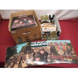 Collection of vinyl LP's to incl. Beatles Abbey Road, Greatest Hits and Sergeant Peppers, together