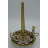 Royal Crown Derby Old Imari pattern chamber stick with snuffer