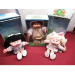 Three Cabbage Patch Kids in original boxes