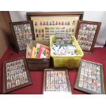 Large collection of cigarette cards, mainly sets kept in Regal cigarette boxes, 1980's cigarette