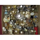 Large collection of miniature novelty clocks and timepieces