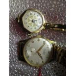 Bentima Gents watch and an early C20th gold plated watch (2)